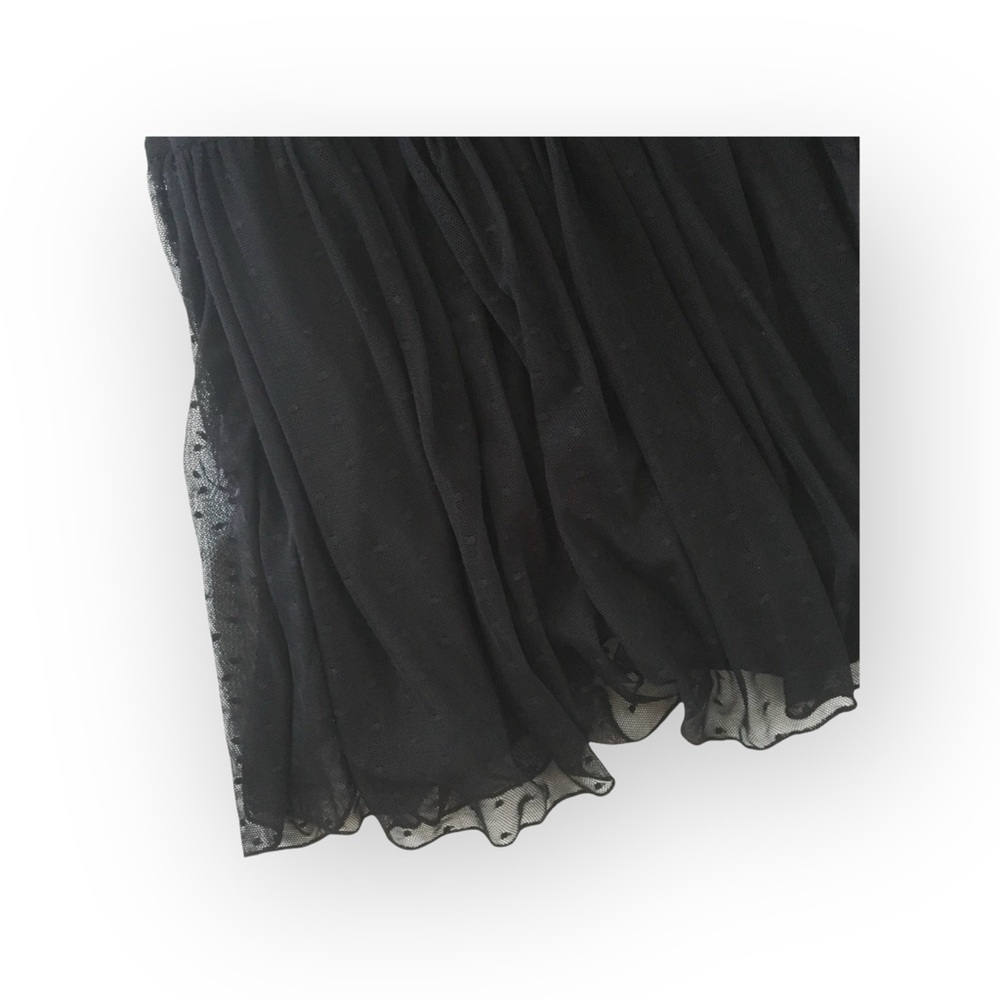 new LF Millau ๏ Floaty Net Maxi Skirt ๏ Polka Dot Lace Overlay ๏ Black ๏ XS - Picture 6 of 11